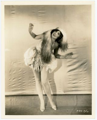 Jazzy Pre - Code Showgirl Doris Campbell 1929 Pointed Heels Photograph