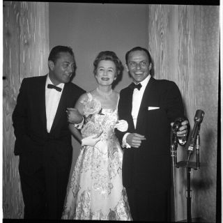 Frank Sinatra Tony Martin Irene Dunn Camera Negative & Contact Photo
