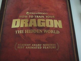 How To Train Your Dragon Hidden World Fyc Oscar Ad Pressbook Booklet