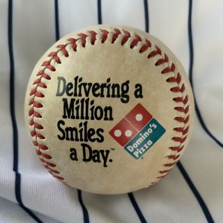 Dominos Pizza Sponsored Sga Hagerstown Suns Fotoball Souvenir Baseball Ball