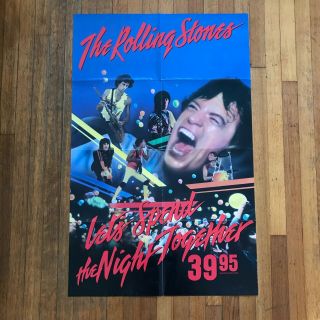 Rolling Stones Let’s Spend The Night Together Promo Movie Poster Home Release