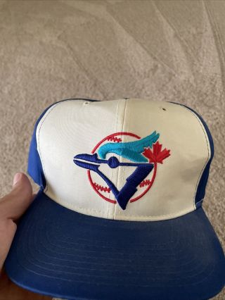Toronto Blue Jays Vintage 90s Logo Snapback Hat Mlb Triple A