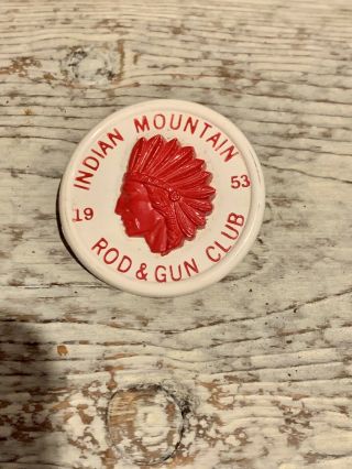 1953 Indian Mountain Rod & Gun Club Collectable Pin