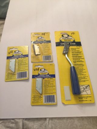 Qep Professional Tile Grout Saw 10012 Q.  E.  P.  Co.  Vintage Opened Packaging