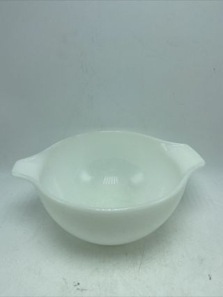 Pyrex Solid White 1 1/2 Pint Cinderella Mixing Bowl 441 Rare Vintage Made Usa