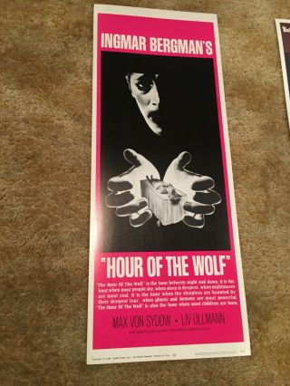 Hour Of The Wolf Ingmar Bergman Max Von Sydow Horror Insert 1968