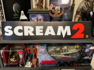 Scream 2 (1997) Rare Horror Movie Mylar - Large 5x25 " - Authentic Theater