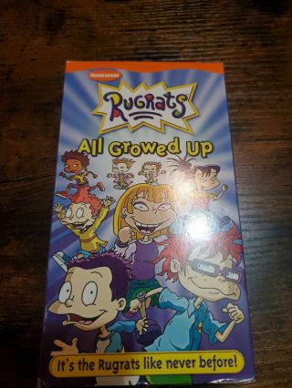 Rugrats - All Growed Up Nickelodeon (vhs,  2001) Vintage