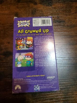 Rugrats - All Growed Up Nickelodeon (VHS,  2001) Vintage 2