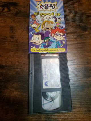 Rugrats - All Growed Up Nickelodeon (VHS,  2001) Vintage 3