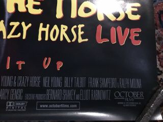 YEAR OF THE HORSE: NEIL YOUNG & CRAZY HORSE LIVE Movie Poster One Sheet 3