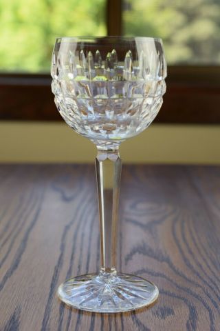 Waterford Crystal Glenmore 7 3/8 " Hock Wine Goblet Glass