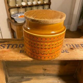 Vintage Hornsea Saffron – Kitchen Storage Jar – Sugar