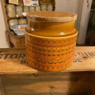 Vintage Hornsea Saffron – Kitchen Storage Jar – Sugar 2
