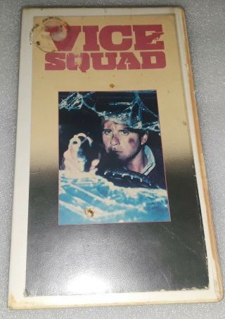Vice Squad 1982 Vhs Rare Sleazy Action Wings Hauser,  Season Hubley Embassy Vtg