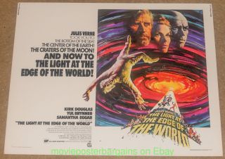 Light At The Edge Of The World Movie Poster 22x28 Inch Half Sheet Kirk Douglas