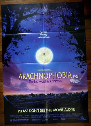 Arachnophobia 1990 Australian One Sheet Horror Movie Poster Jeff Daniel