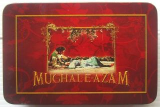 India Bollywood Mughal - E - Azam 2 Packs Madhubala Playing Cards In A Deco Tin Box