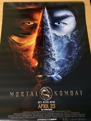 Mortal Kombat (2021) 27 X 40 Ds (2 Sided) Theatrical Movie Poster