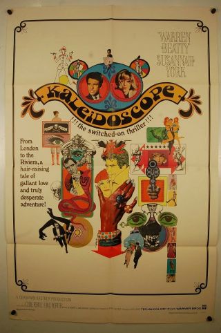 Kaleidoscope American One Sheet (warner Brothers,  1966)