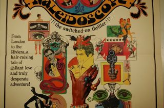 KALEIDOSCOPE American One Sheet (Warner Brothers,  1966) 3