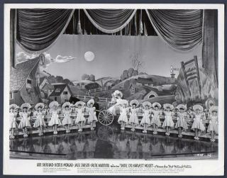 Ann Sheridan,  Dennis Morgan Leggy Chorus Girls Shine On Harvest Moon Orig Photo