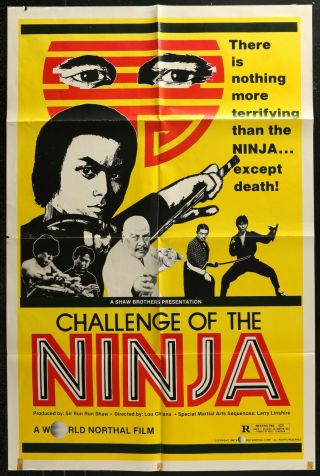 Challenge Of The Ninja 1980 1 - Sheet Movie Poster 27 X 41