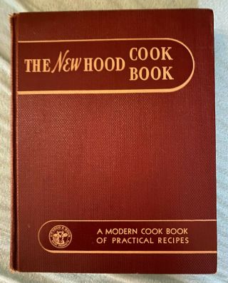 Vintage The Hood Cook Book 1941 Dairy Milk Creamery Hp & Sons Bottle