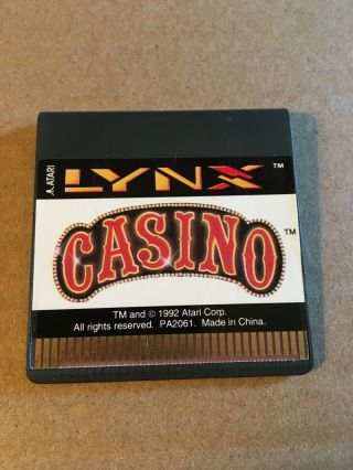 Vintage Atari Lynx Casino Game