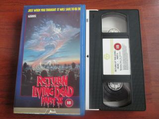 Return Of The Living Dead 2 [vintage Horror Vhs Video Tape] Ex Cond