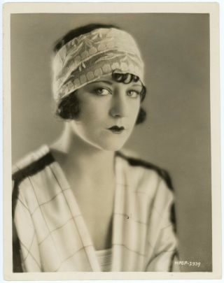 Bow - Lipped Flapper Viola Dana 1924 Silent Film Glamour Photograph