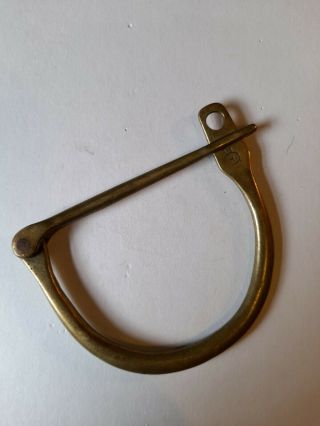 Ww2 British Army Vintage Military Or Naval Brass Kit Bag Lock