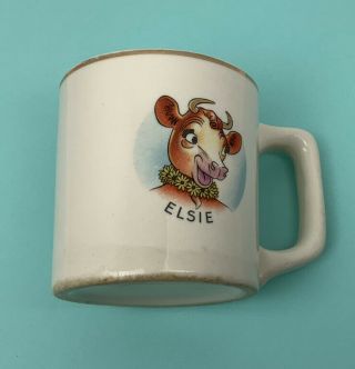 Vintage Elsie The Cow Coffee Mug.  1940 