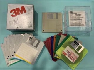 Vintage 3m Ds,  Dd Diskettes.  7 Disk 3.  5 " Macintosh And Ibm Compatible,  Others
