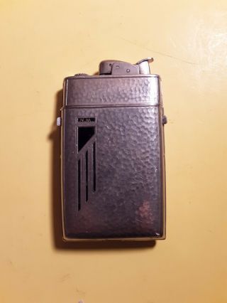 Vintage Evans Clipper Metal Cigarette Case And Lighter Usa