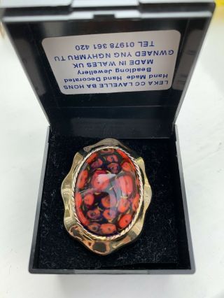 Handmade Beadlong Leka Lavelle Wales Vintage Retro Scarf Clip Holder