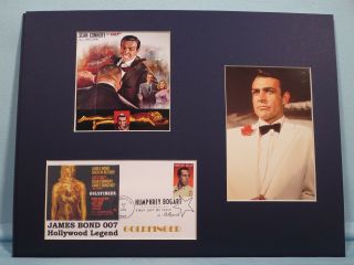 Sean Connery As James Bond In Goldfinger & First Day Cover