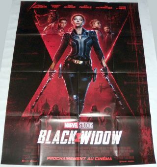 Black Widow Scarlett Johansson Marvel Comics Large French Poster