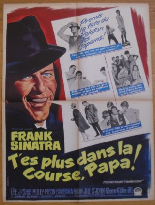 Come Blow Your Horn Frank Sinatra French Movie Poster 