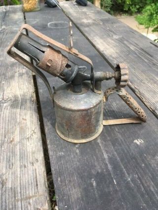 Vintage Brass Blowtorch: Not,  As Spares,  Repair,  Display.