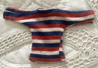 Vintage Sindy Doll Striped Top Outfit Clothes