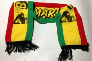 Reggae - Bob Marley Vintage 1980s Concert Scarf