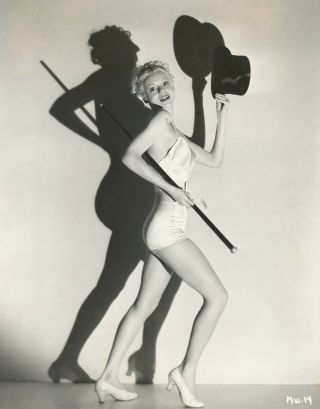 Buxom Blonde Marie Wilson Dramatic Satan Met a Lady Photograph 1936 2