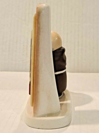 Vintage Goebel Friar Tuck Thermometer Monk - 1956 Germany - Rare 3