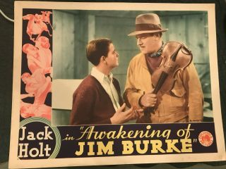 The Awakening Of Jim Burke 1935 Columbia 11x14 Lobby Card Jack Holt Jimmy Butler