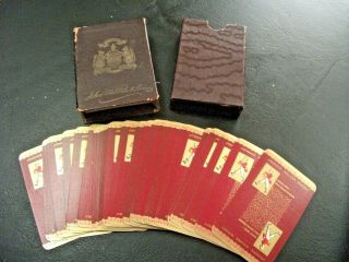 Vintage " Johnnie Walker Whisky " Full Deck Of Advertising Playing Cards Red Back