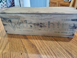 Vintage Lakeshire 5lb.  wooden Cheese Box 3