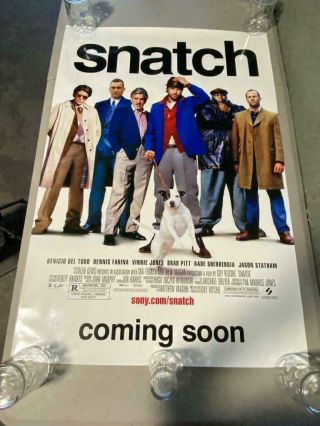 Snatch Promo 27x40 Theatrical Poster In G