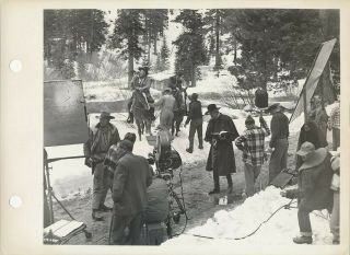 Gary Cooper Director Andre Detoth Vintage Candid Springfield Rifle Key Set Photo