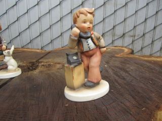 Set of 3 Vintage Napco Boy Figurines Hold Still,  Tired,  Is She Home Like Hummel 2